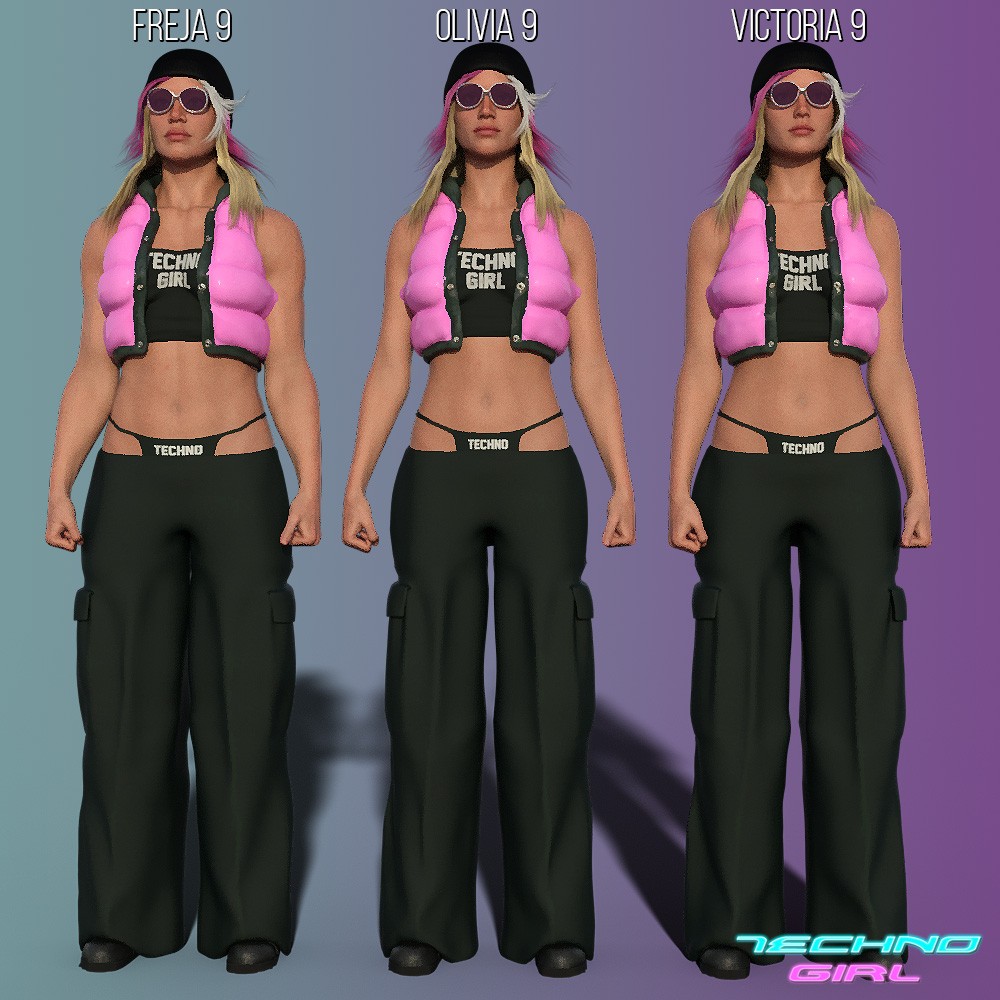 Techno Girl for G9 by N/A