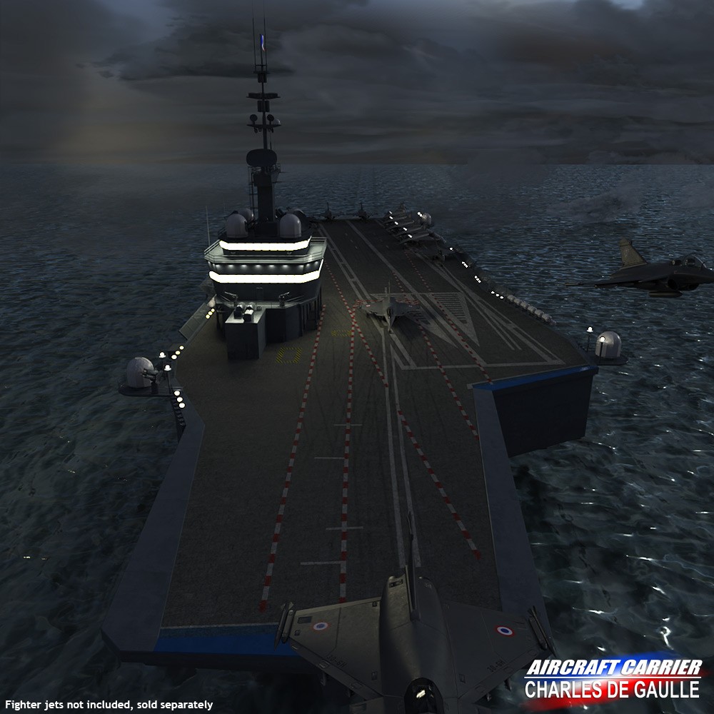 Aircraft Carrier - Charles de Gaulle for Daz Studio by N/A