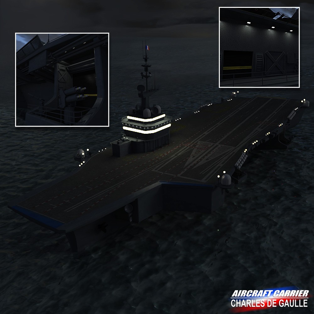 Aircraft Carrier - Charles de Gaulle for Daz Studio by N/A