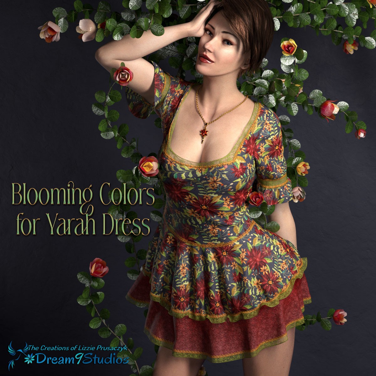 Blooming Colors for Yarah Dress by N/A