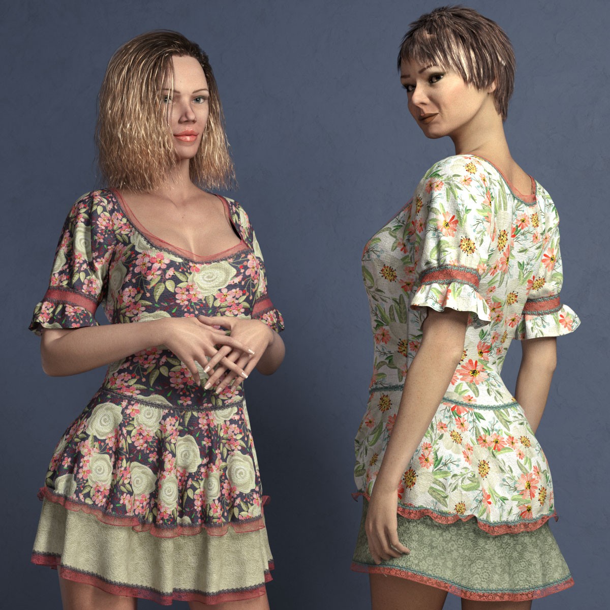 Blooming Colors for Yarah Dress by N/A