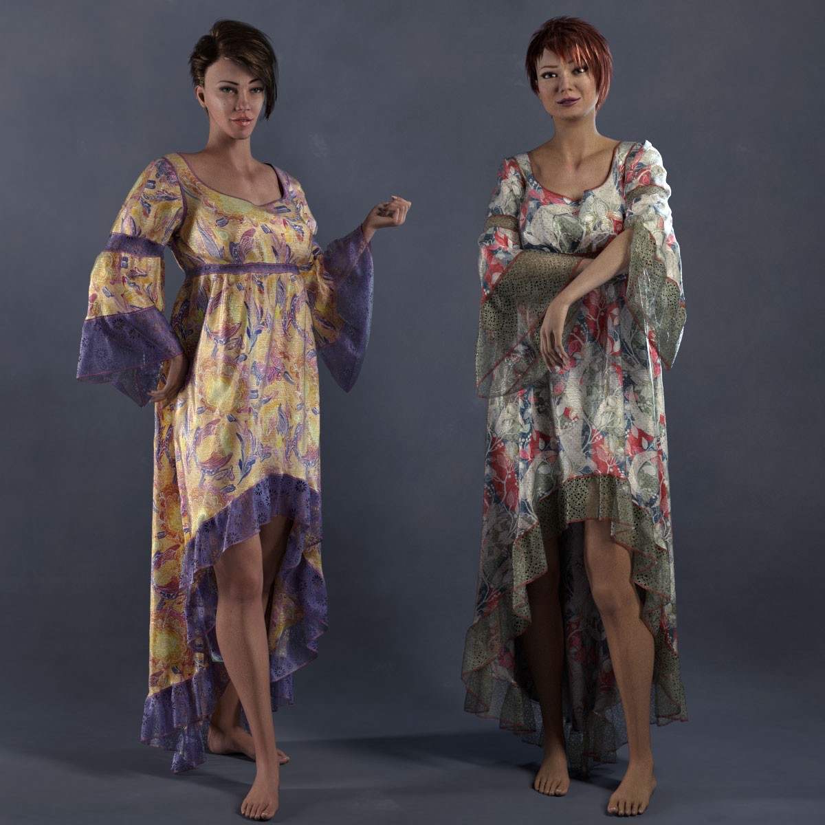 Bohemian Dupioni for Boho Dress 3 by N/A