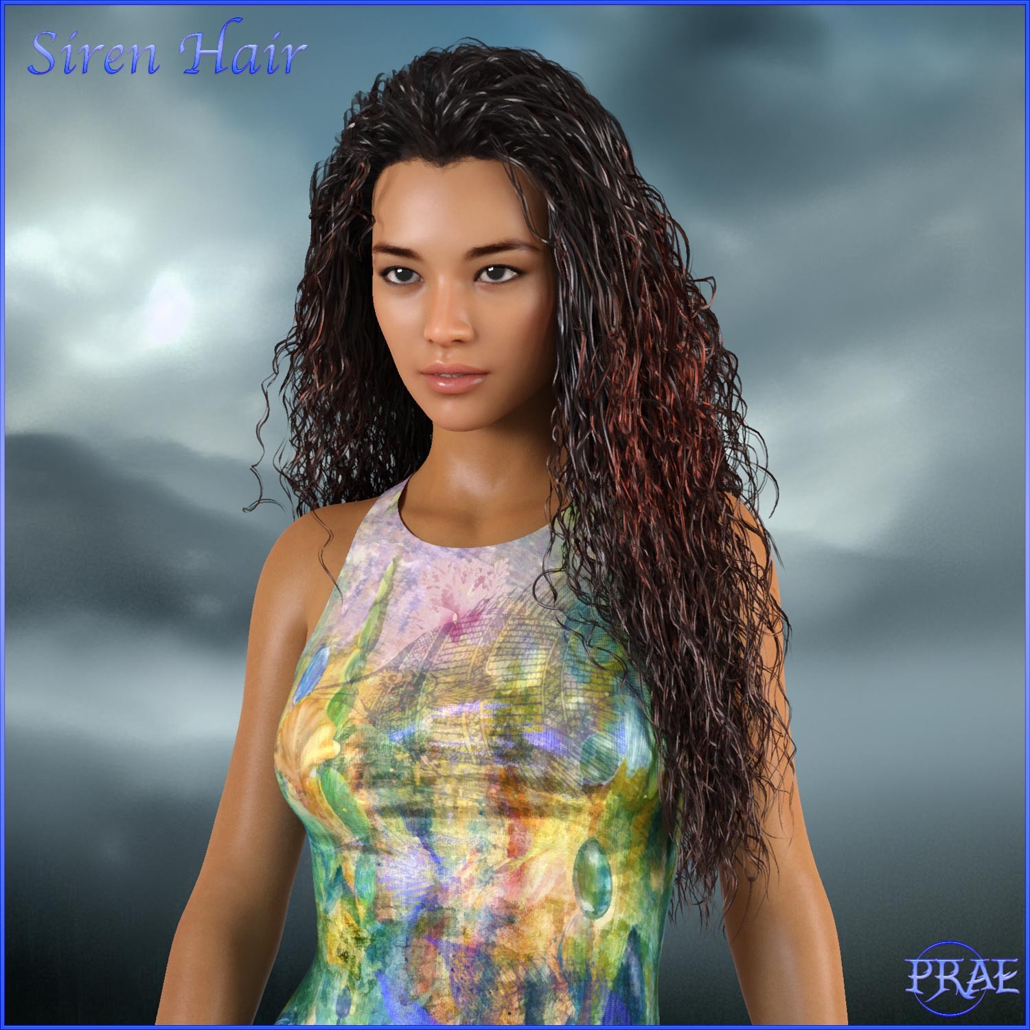 Prae-Siren Hair For G8/G9 Daz by N/A