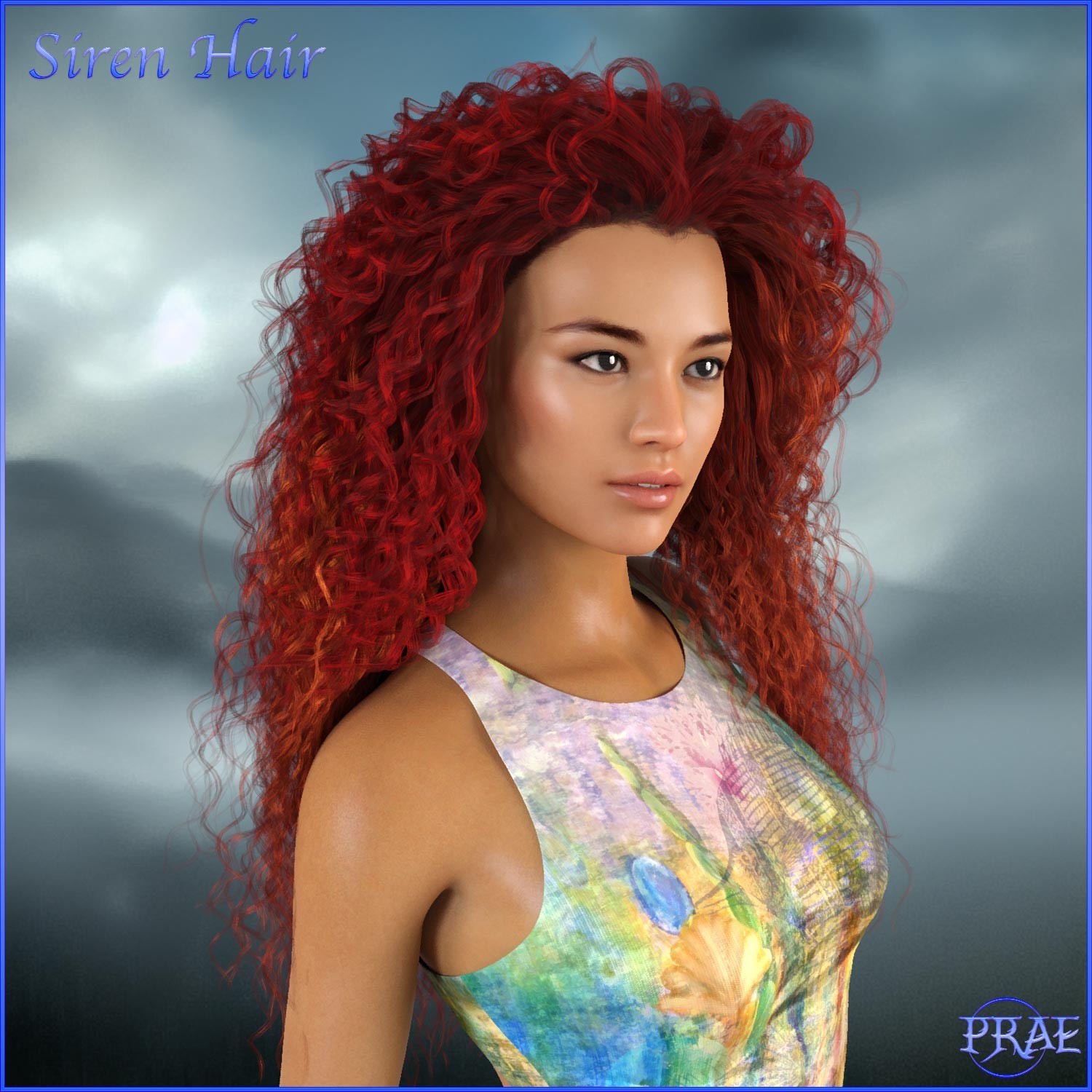 Prae-Siren Hair For G8/G9 Daz by N/A