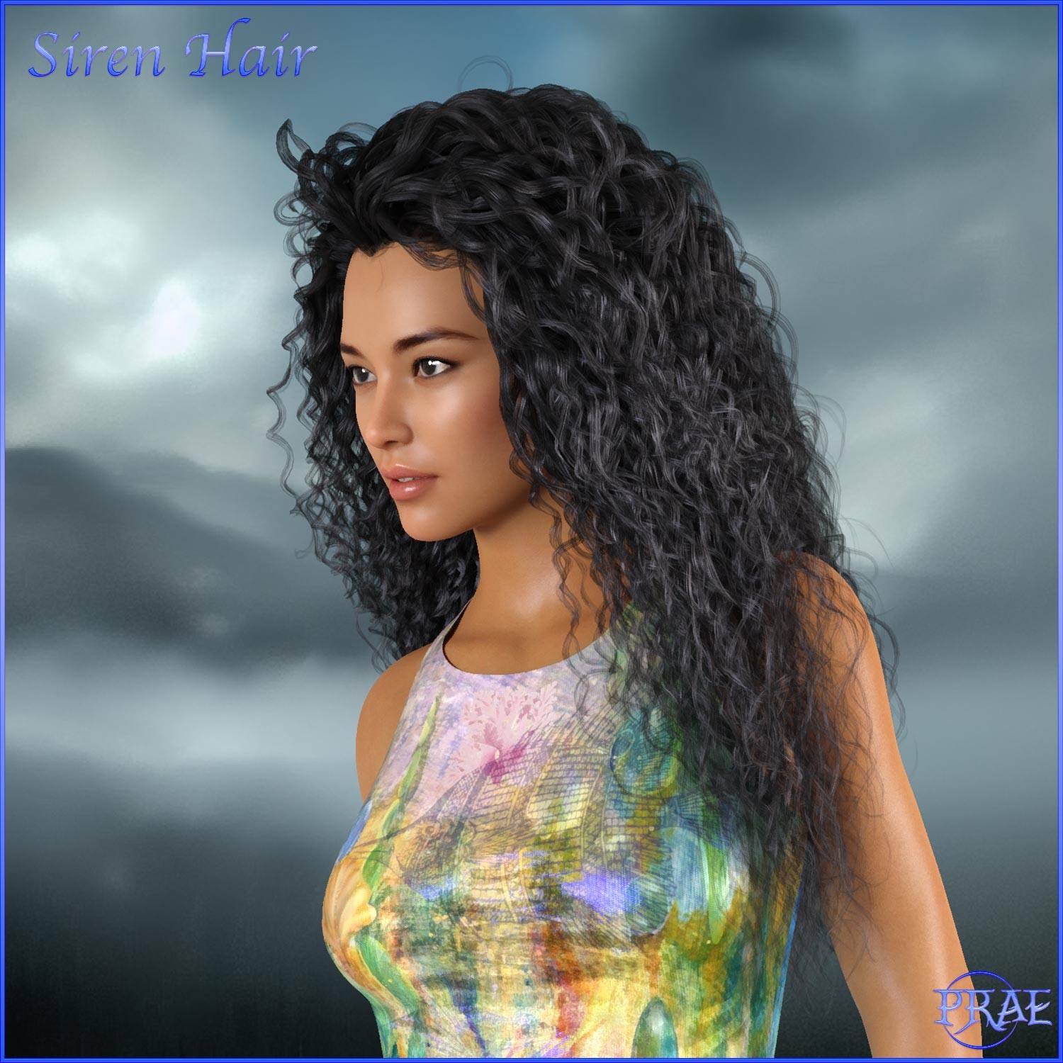 Prae-Siren Hair For G8/G9 Daz by N/A