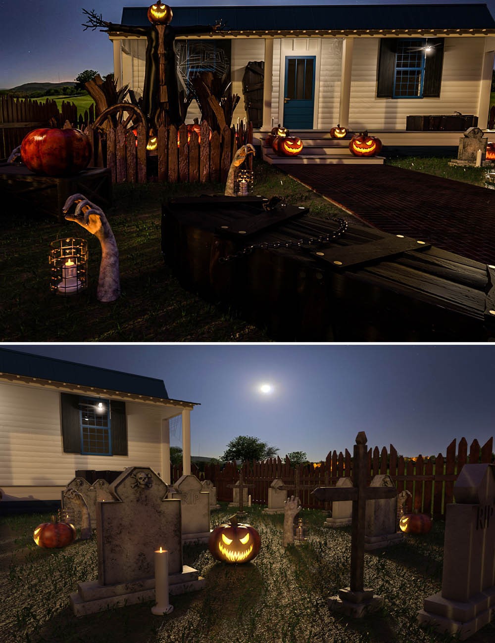 Halloween Porch by N/A