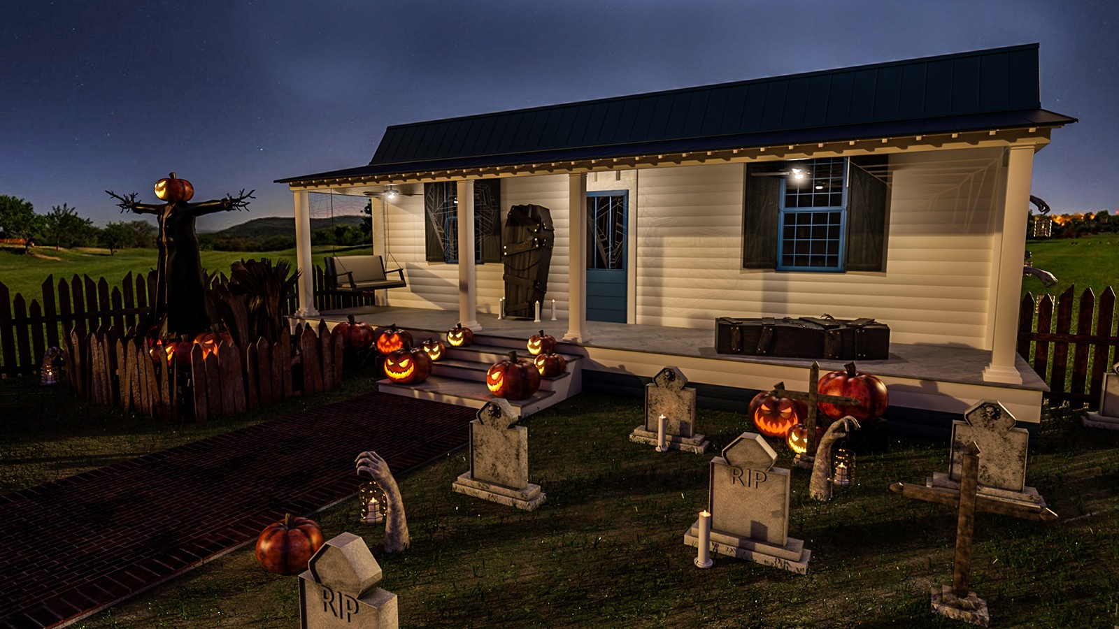 Halloween Porch by N/A