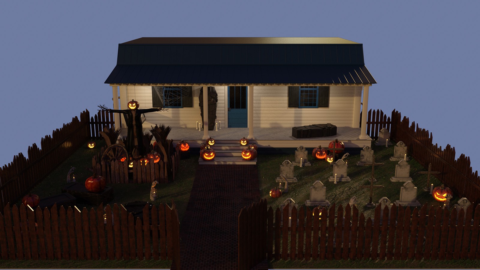 Halloween Porch by N/A