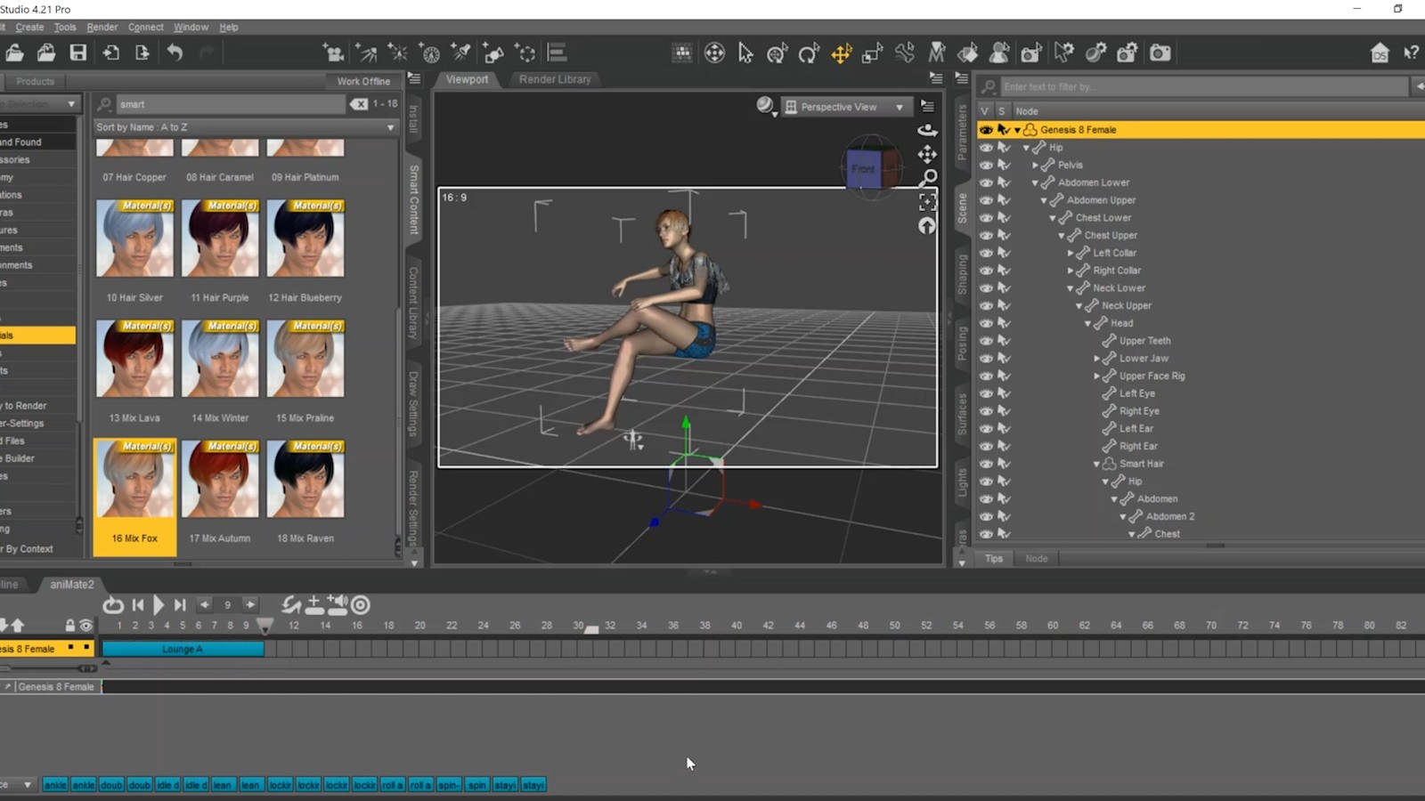 20 Sitting and Talking Aniblocks for Genesis 8/8.1 by N/A