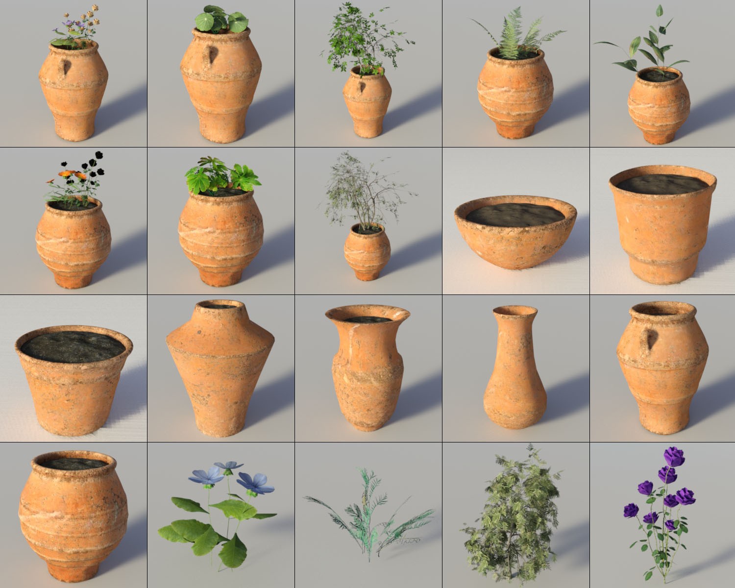 Photo Props: Potted Plants by N/A