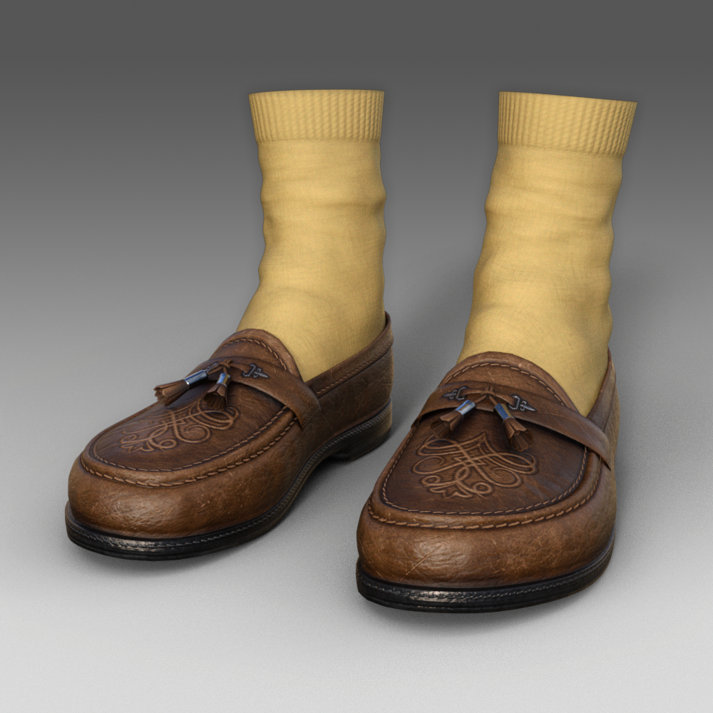 Loafers with Socks for G8M, G8F and G9 by N/A