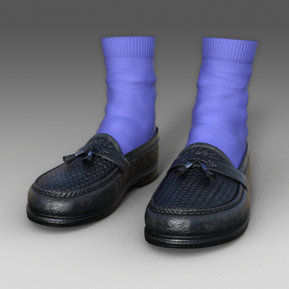 Loafers with Socks for G8M, G8F and G9 by N/A