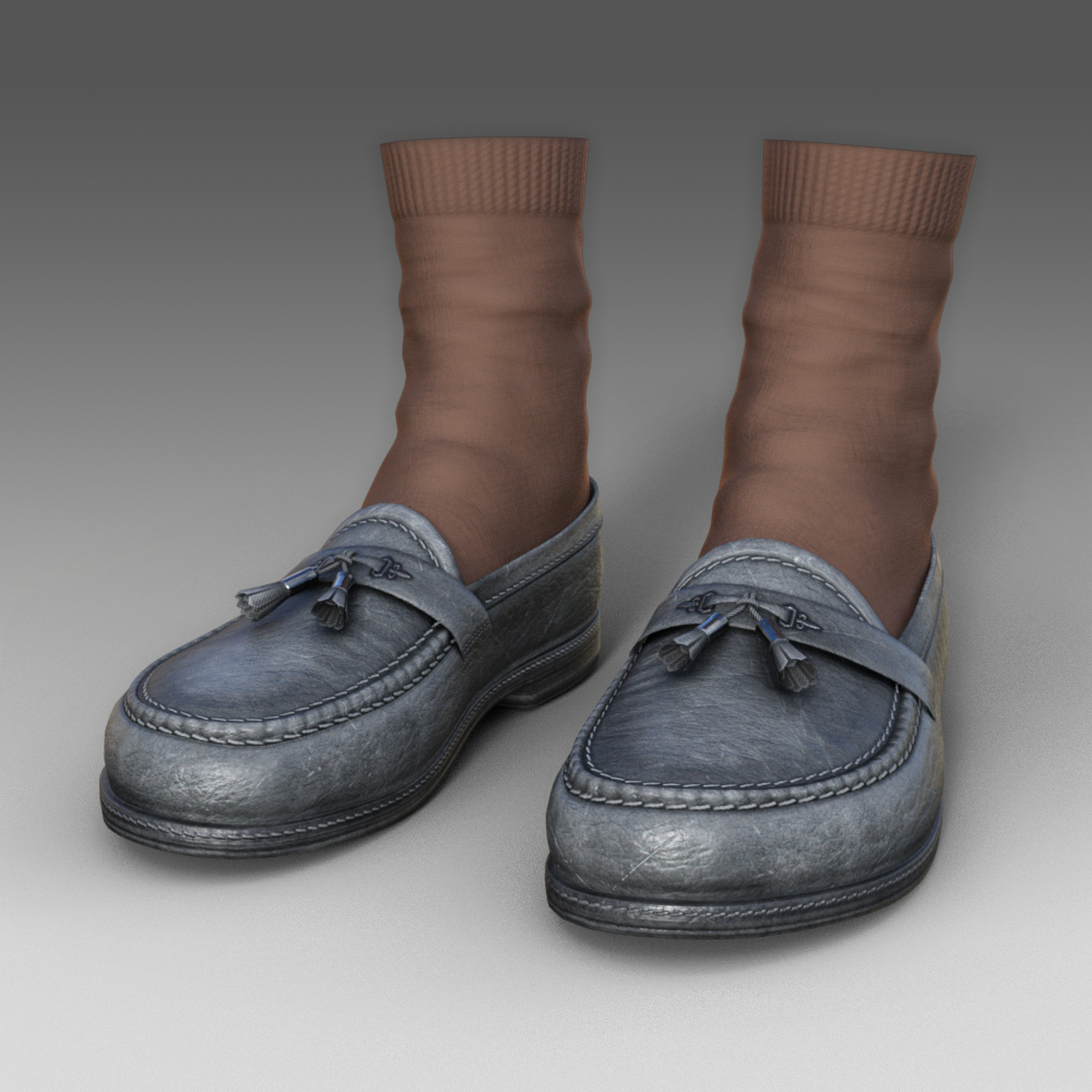 Loafers with Socks for G8M, G8F and G9 by N/A
