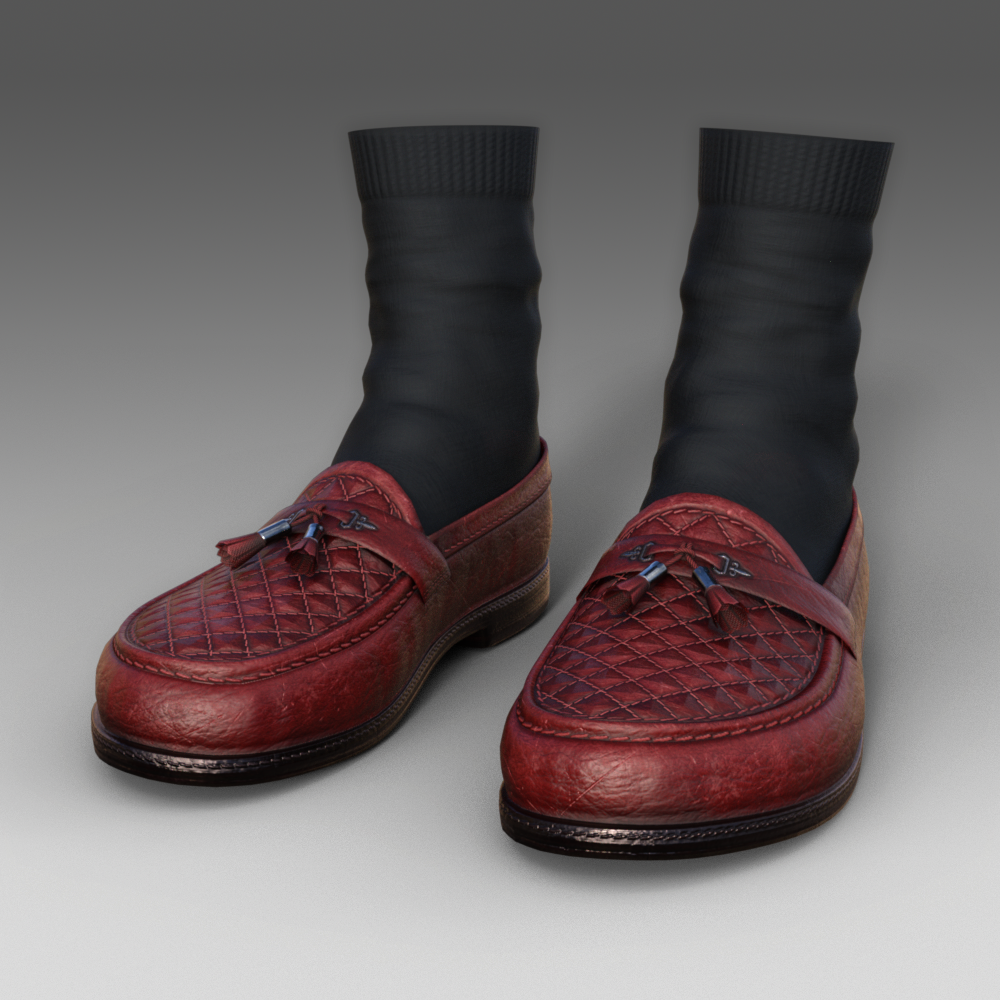 Loafers with Socks for G8M, G8F and G9 by N/A