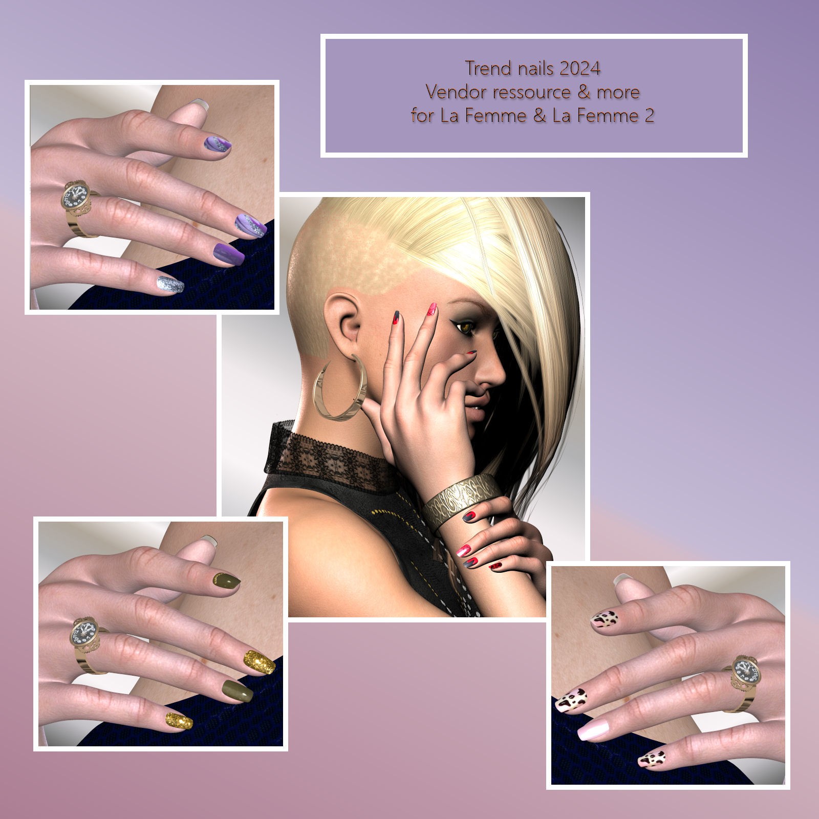 DA-Trendnails 2024 for LF & LF2 by N/A