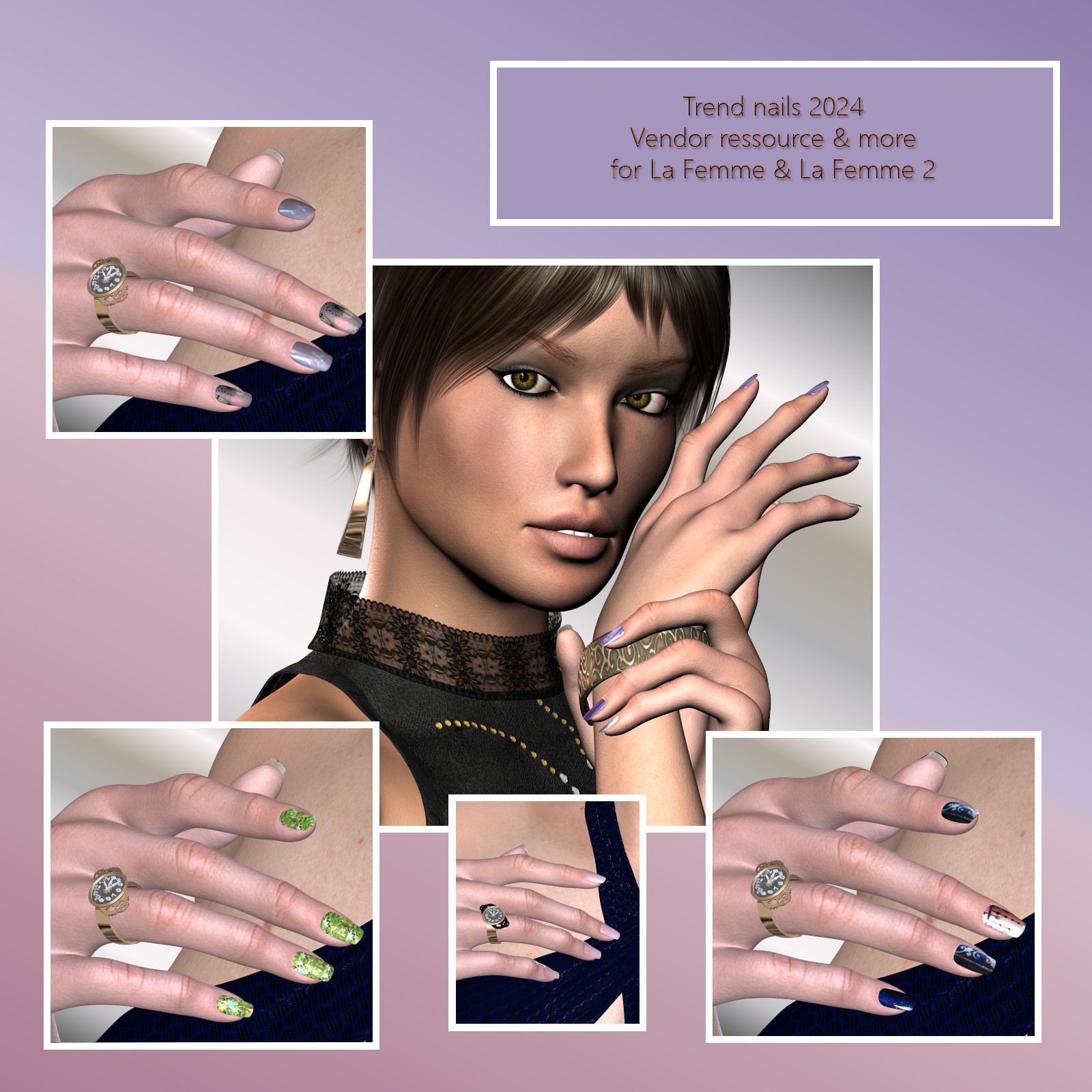 DA-Trendnails 2024 for LF & LF2 by N/A