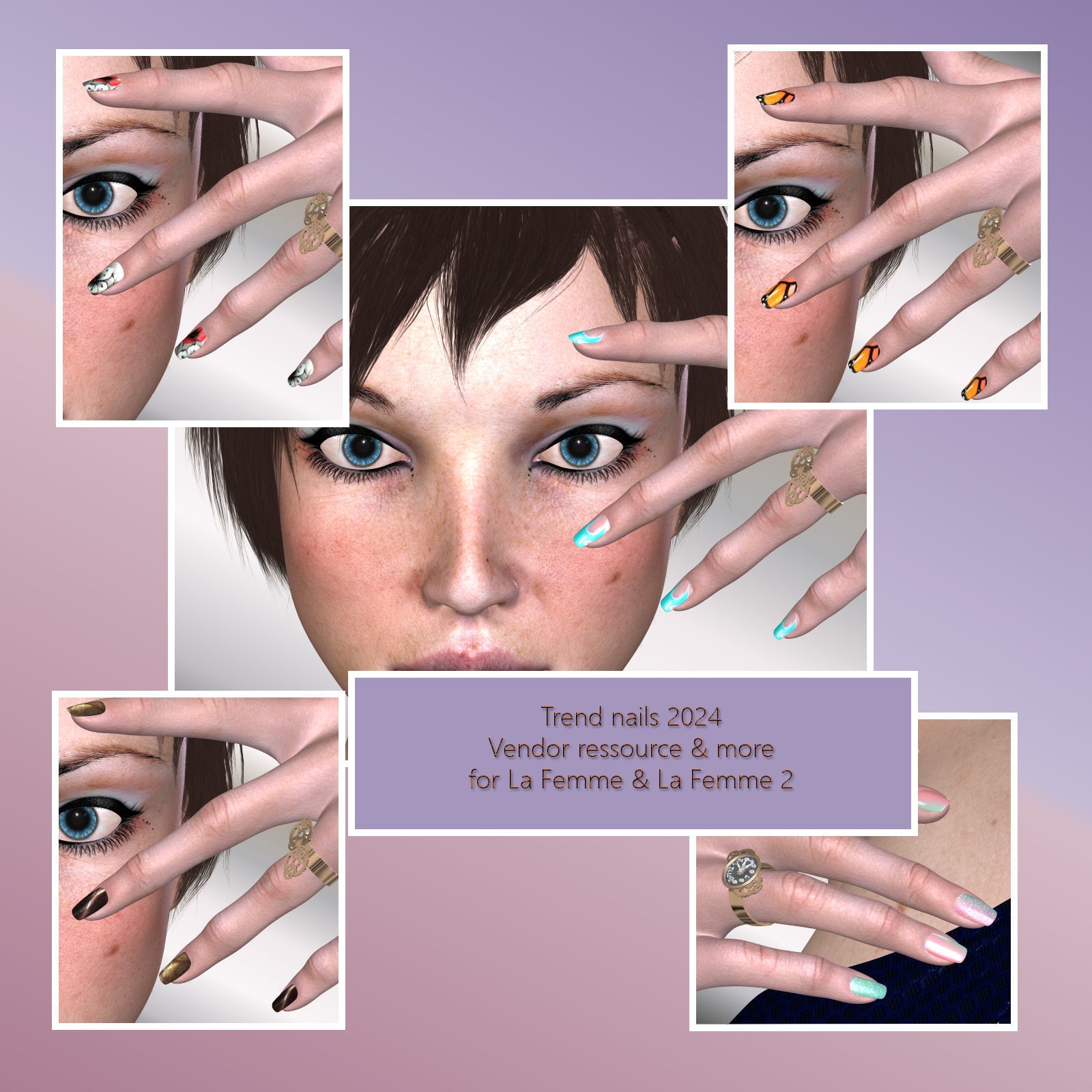 DA-Trendnails 2024 for LF & LF2 by N/A