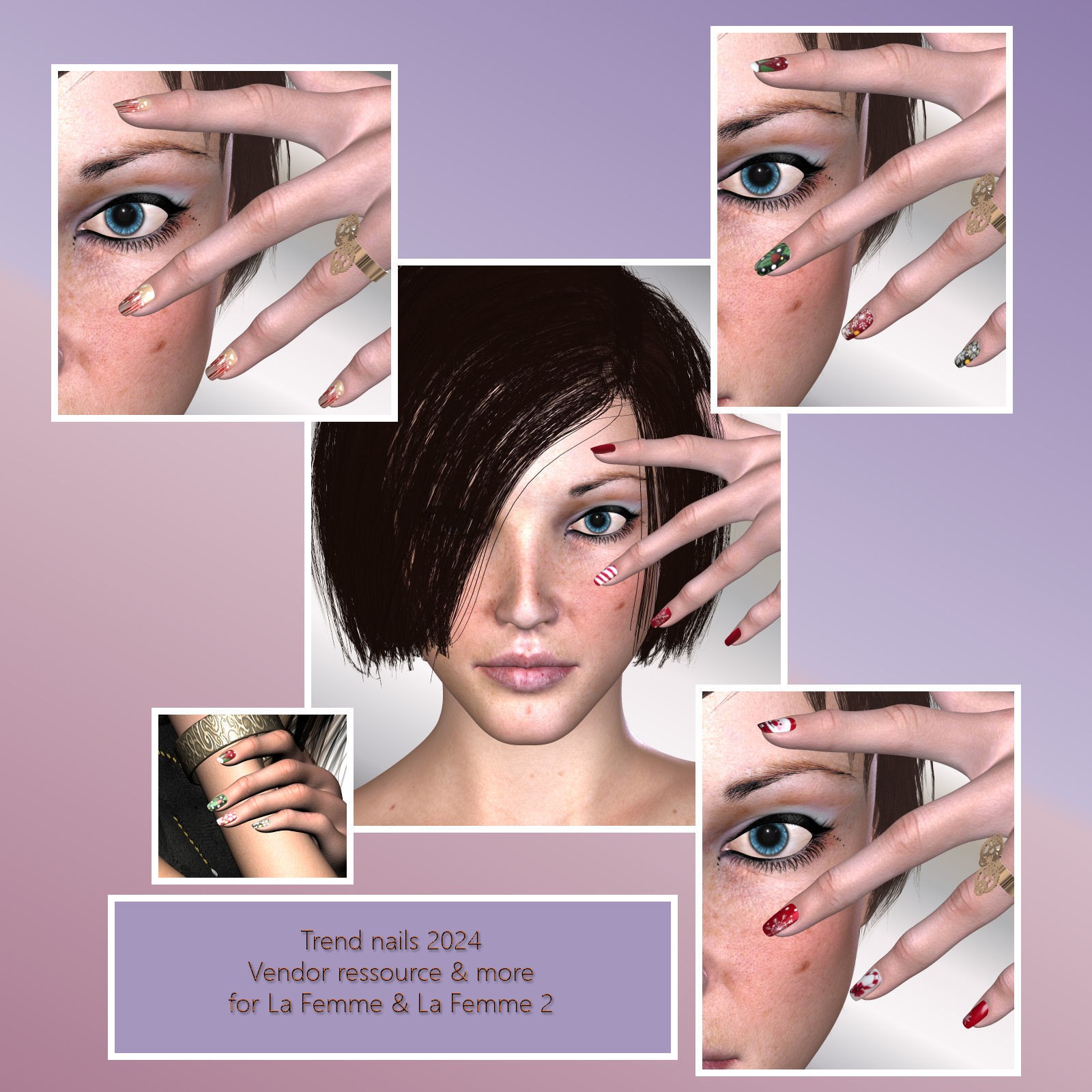 DA-Trendnails 2024 for LF & LF2 by N/A