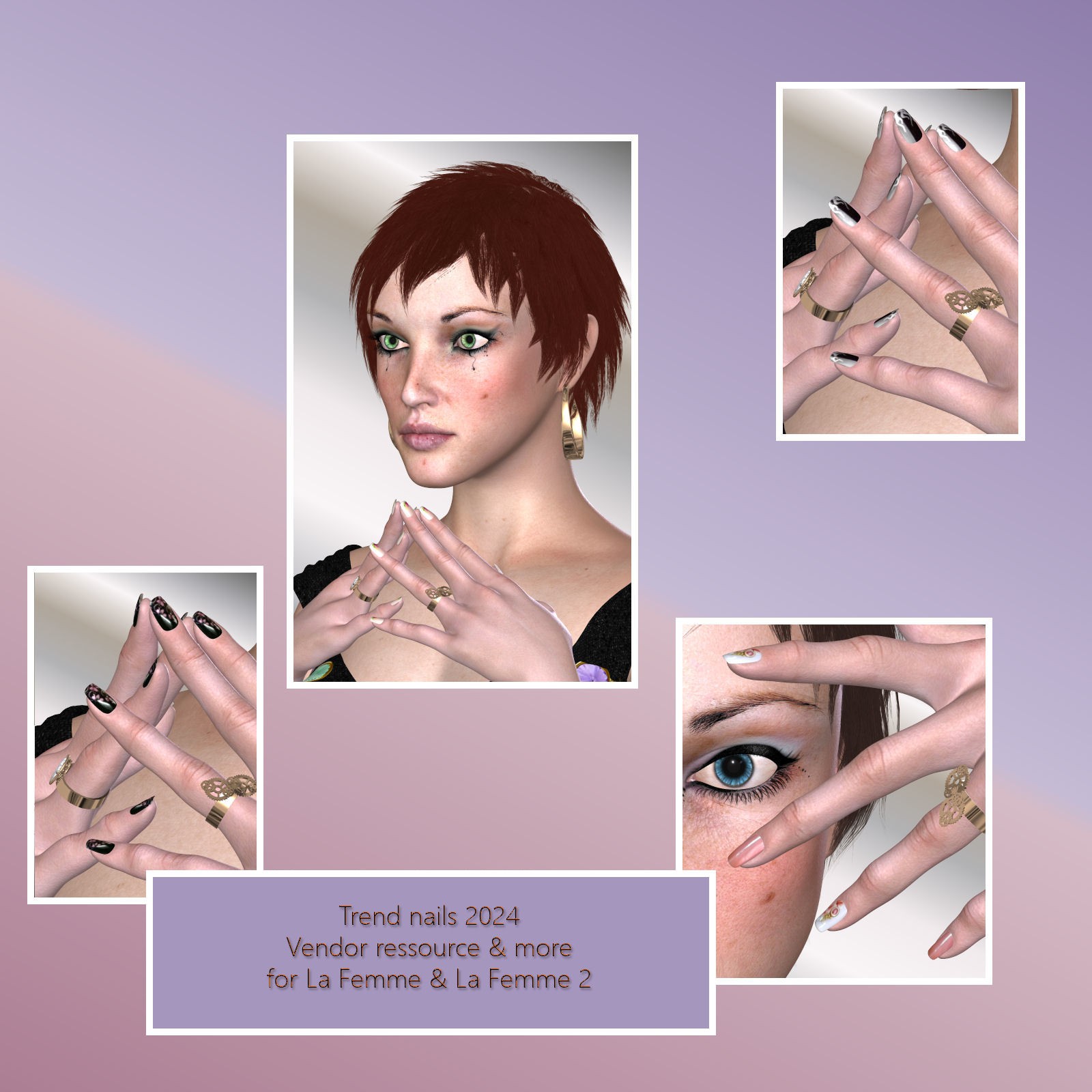 DA-Trendnails 2024 for LF & LF2 by N/A