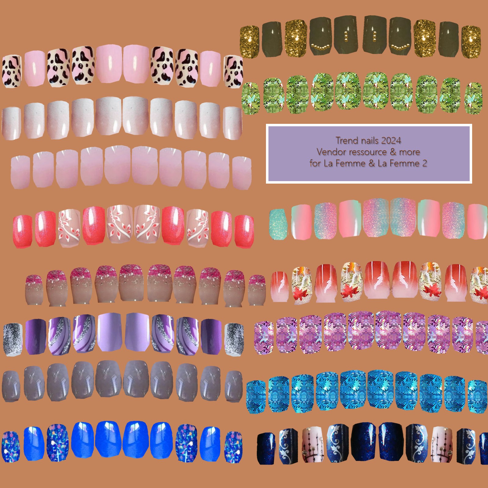 DA-Trendnails 2024 for LF & LF2 by N/A