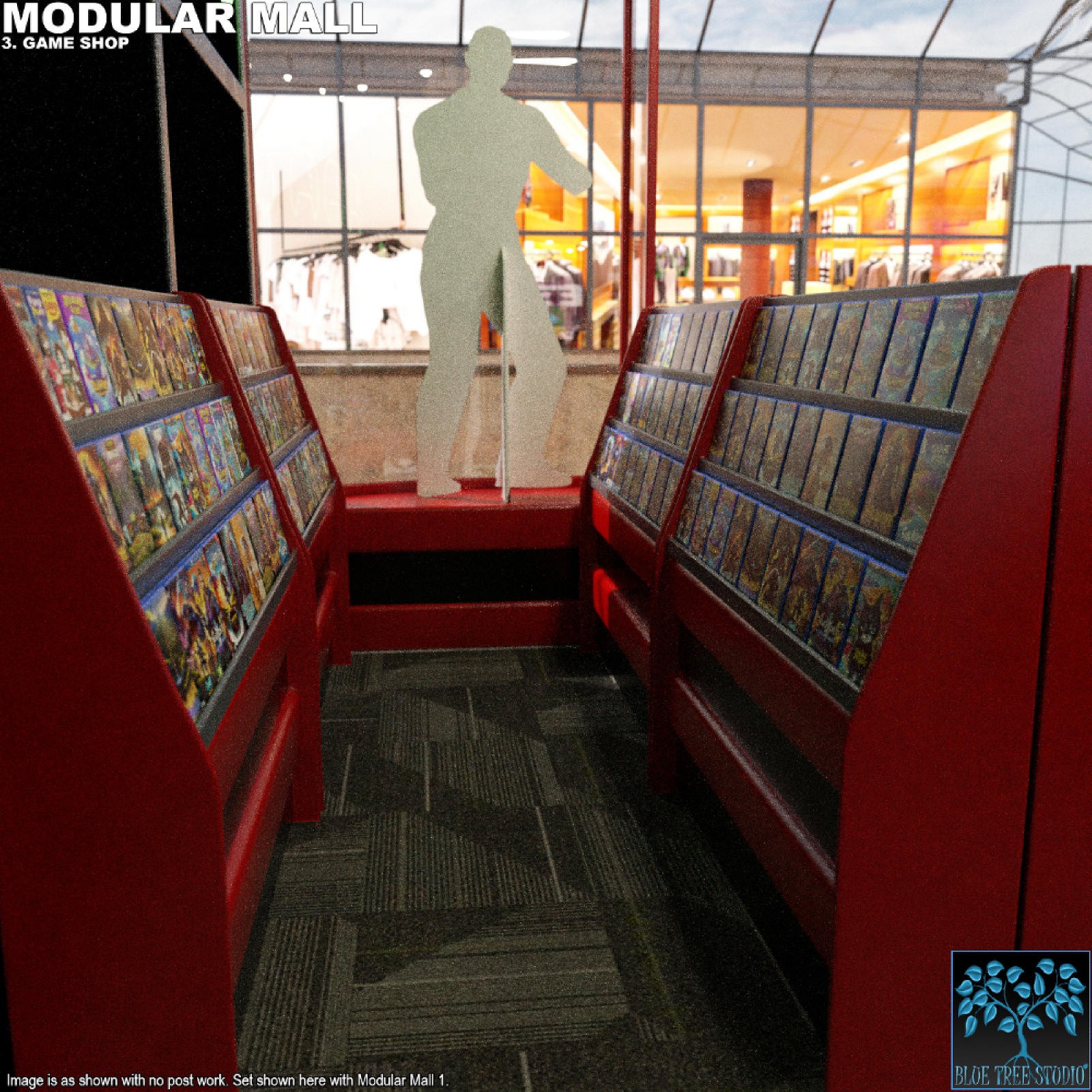 Modular Mall 3: Game Shop for Poser by N/A