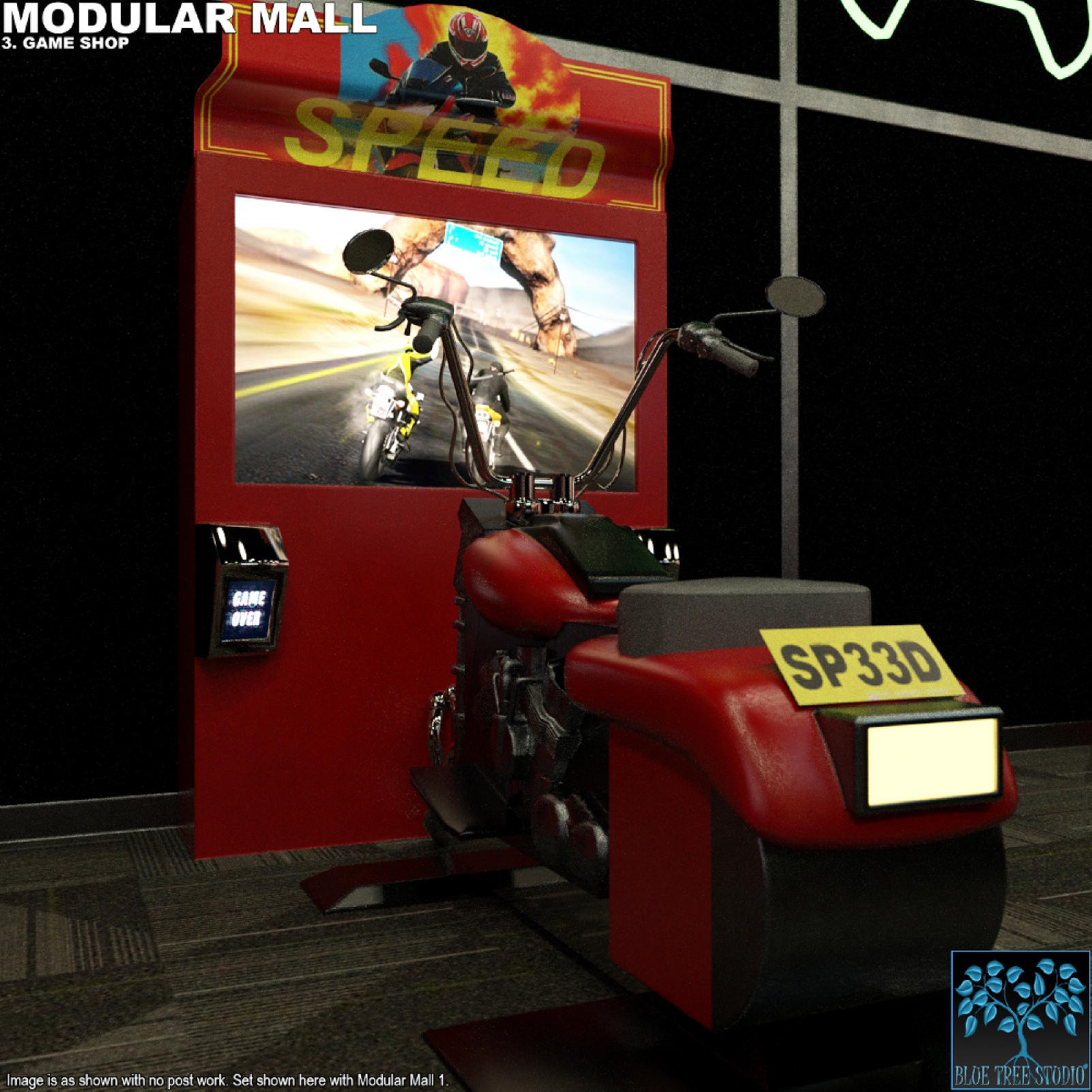 Modular Mall 3: Game Shop for Poser by N/A