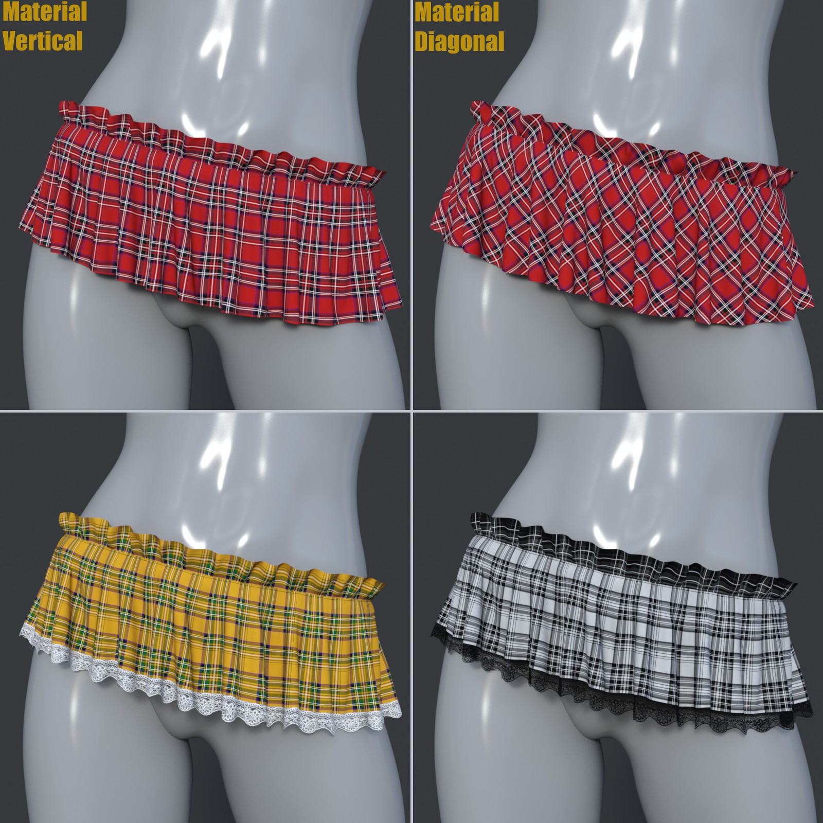 dForce Strip Skirt 02 for Genesis 8\8.1 Females by N/A