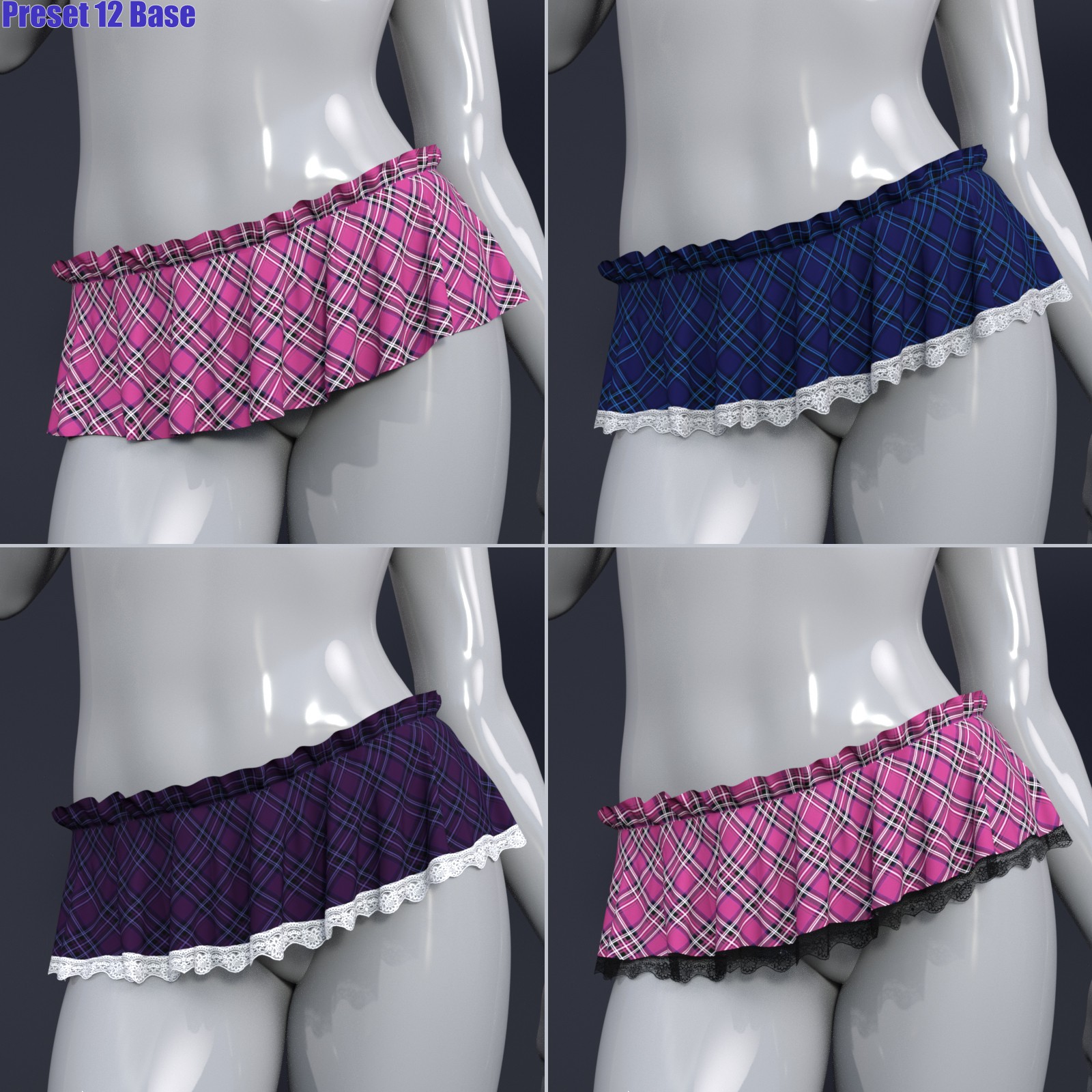 dForce Strip Skirt 02 for Genesis 8\8.1 Females by N/A