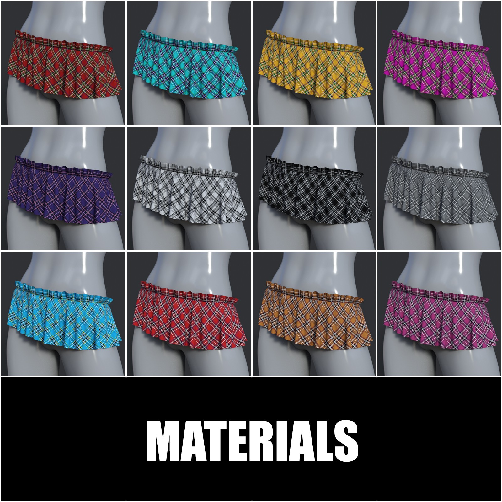 dForce Strip Skirt 02 for Genesis 8\8.1 Females by N/A