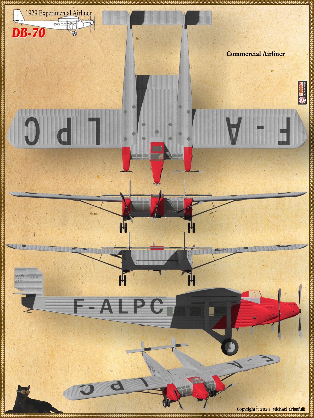 Dyle et Bacalan DB-70 Experimental Airliner by N/A