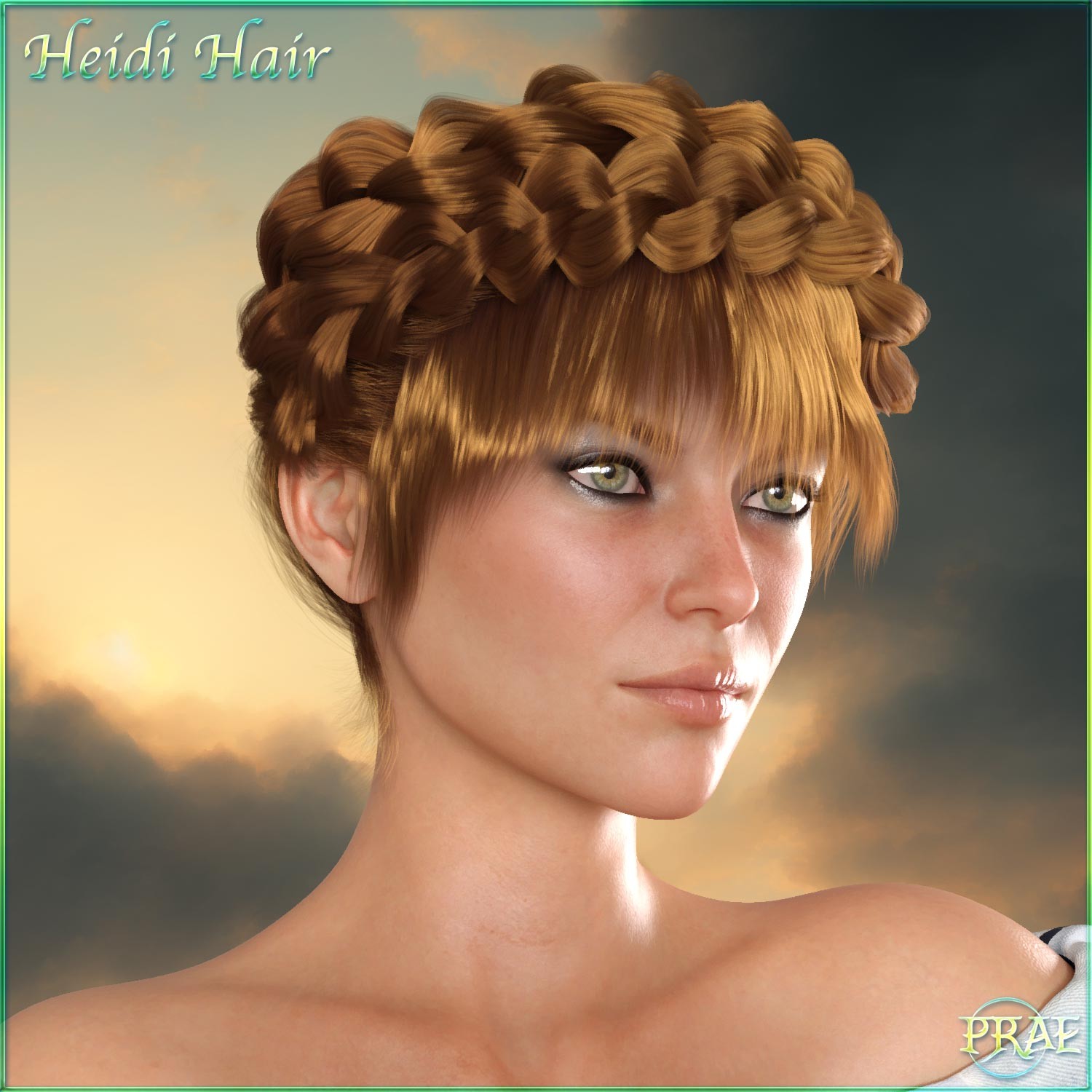 Prae-Heidi Hair For G8F/G9 Daz by N/A