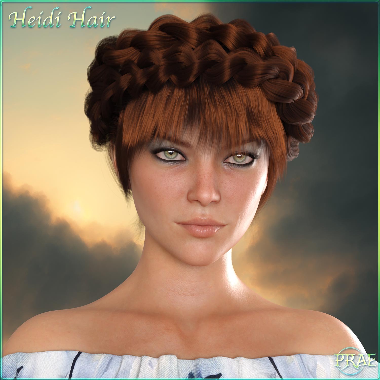 Prae-Heidi Hair For G8F/G9 Daz by N/A