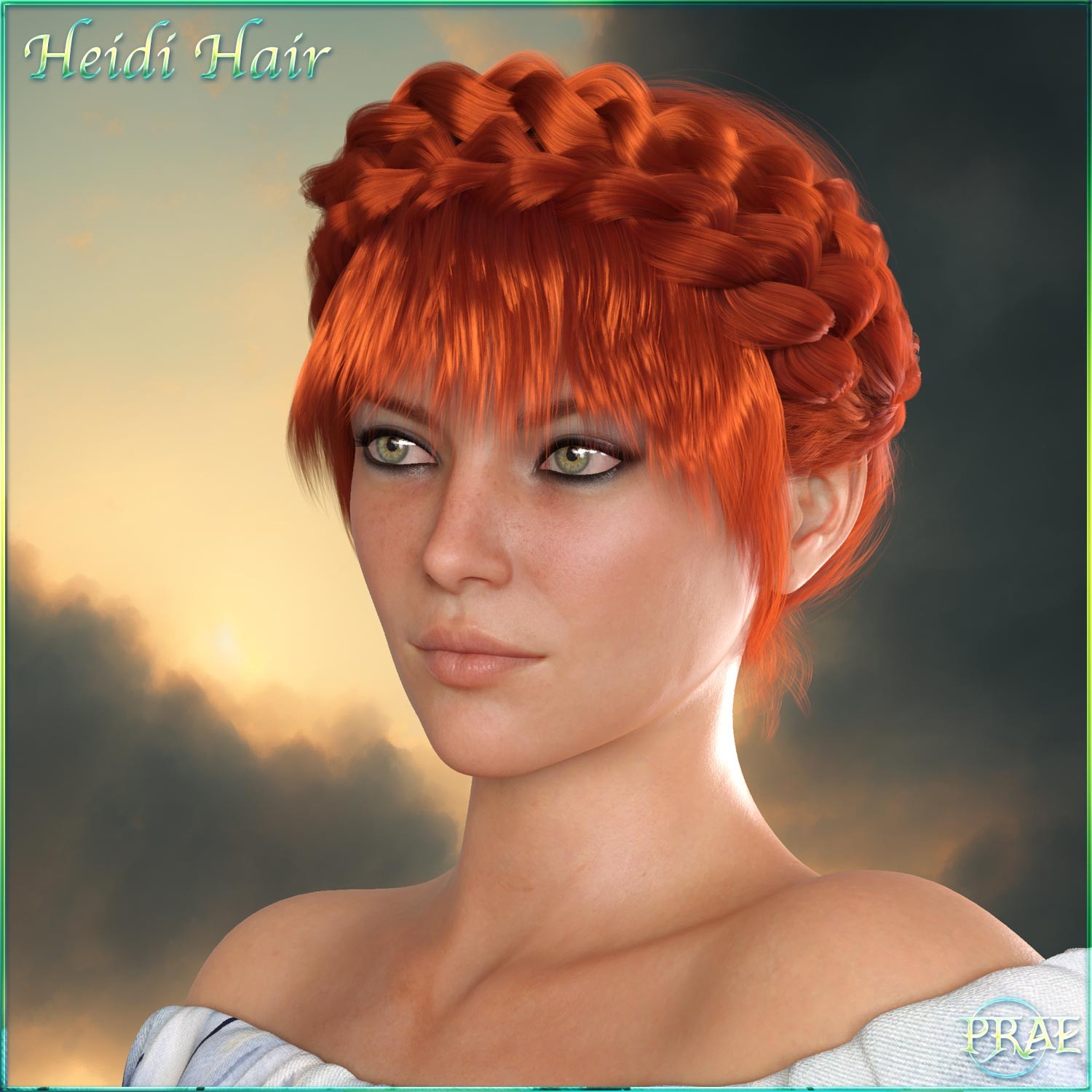 Prae-Heidi Hair For G8F/G9 Daz by N/A