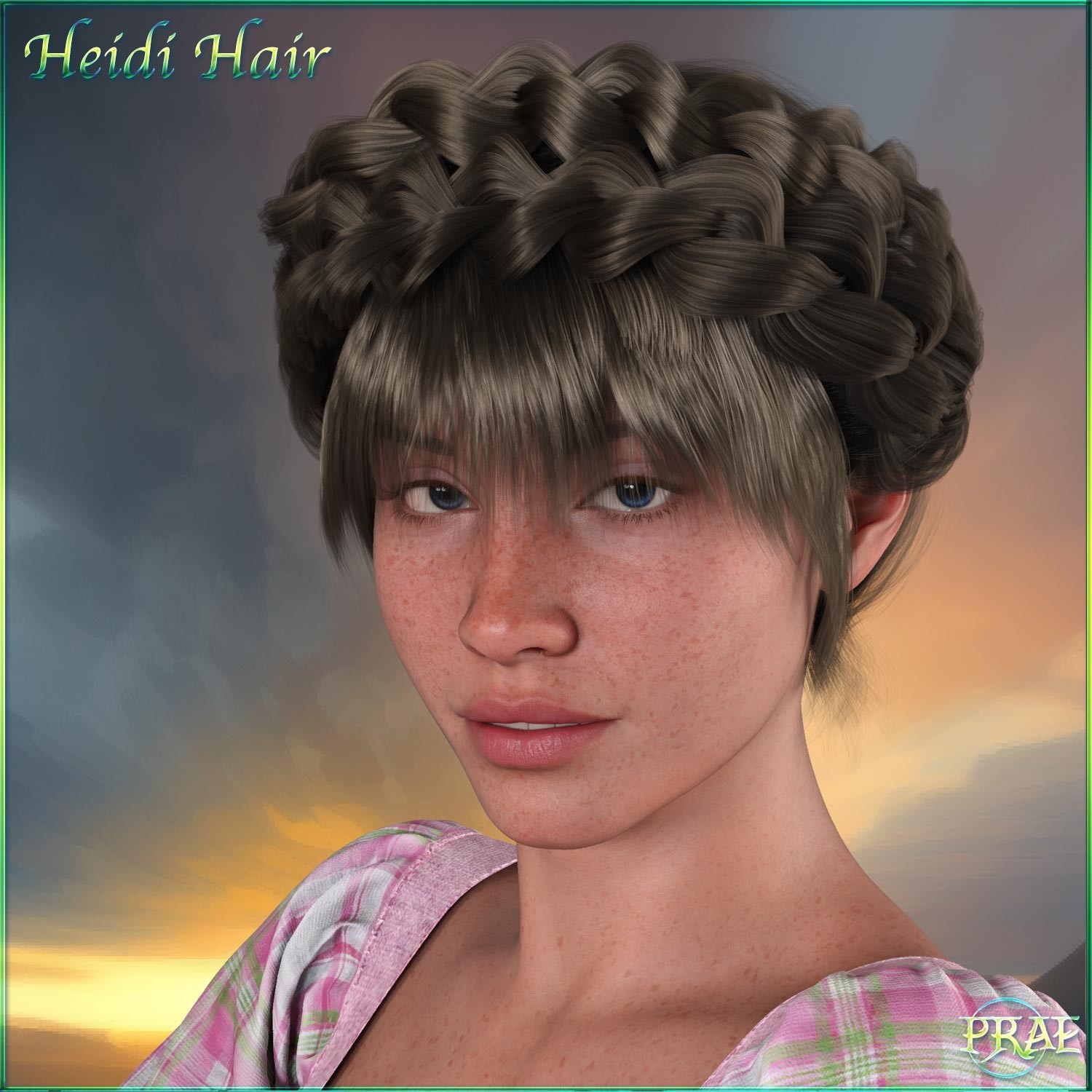 Prae-Heidi Hair For G8F/G9 Daz by N/A