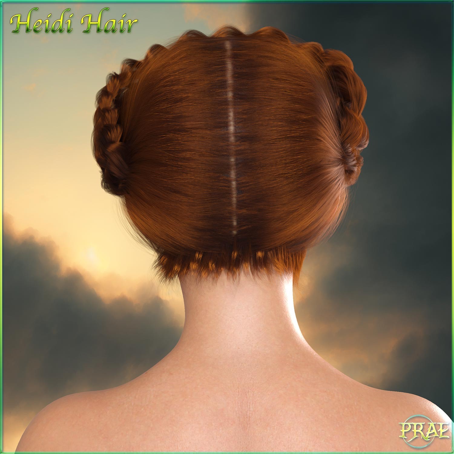 Prae-Heidi Hair For G8F/G9 Daz by N/A