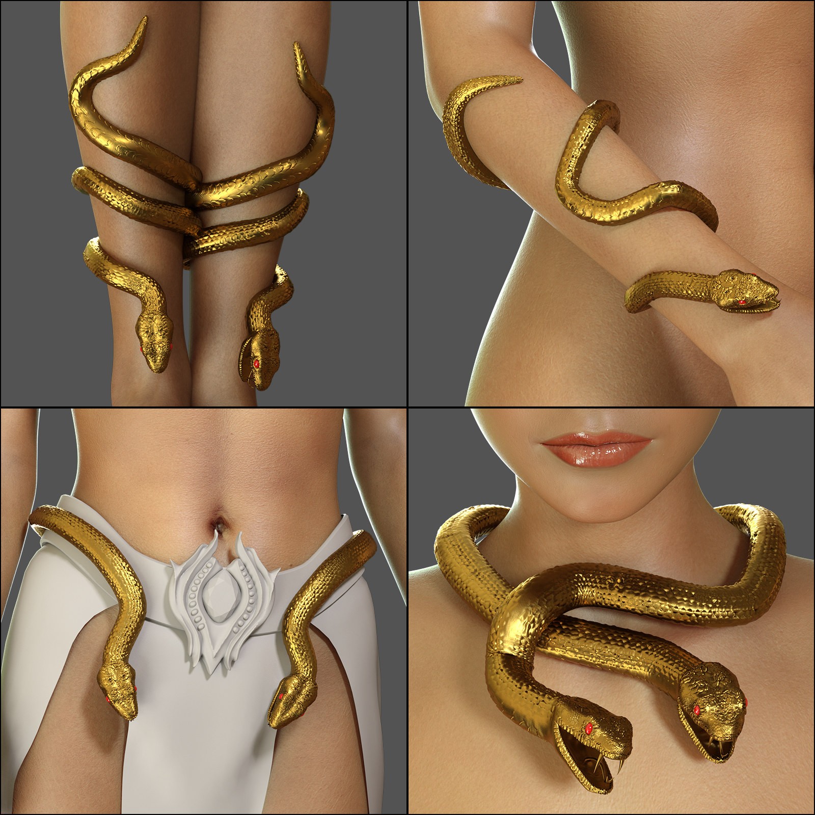 Exnem dForce Mystic Outfit for Gensis 8 Female by N/A