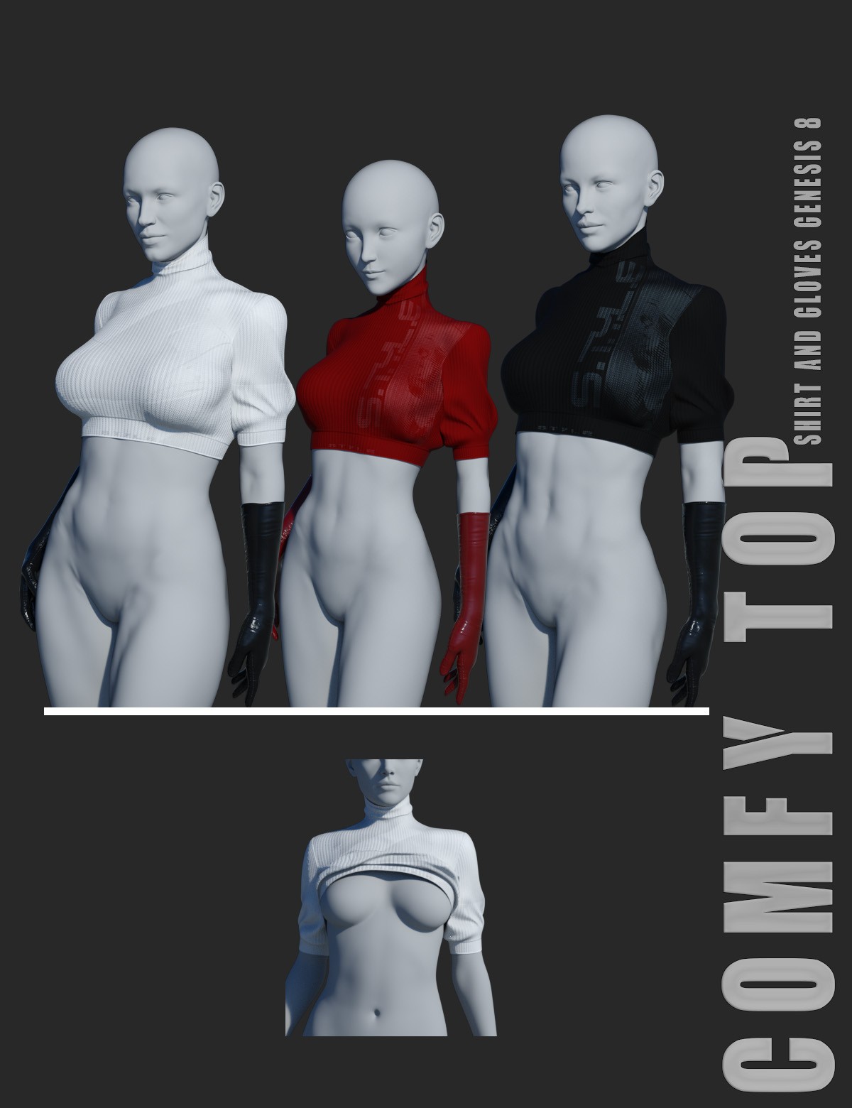Comfy Top dForce Genesis 8-8.1F by N/A