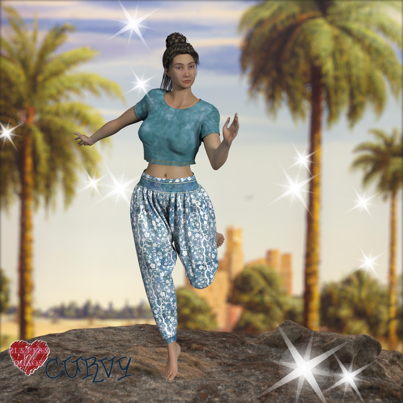 SIC Jeanne Harem Pants for La Femme 2 by N/A