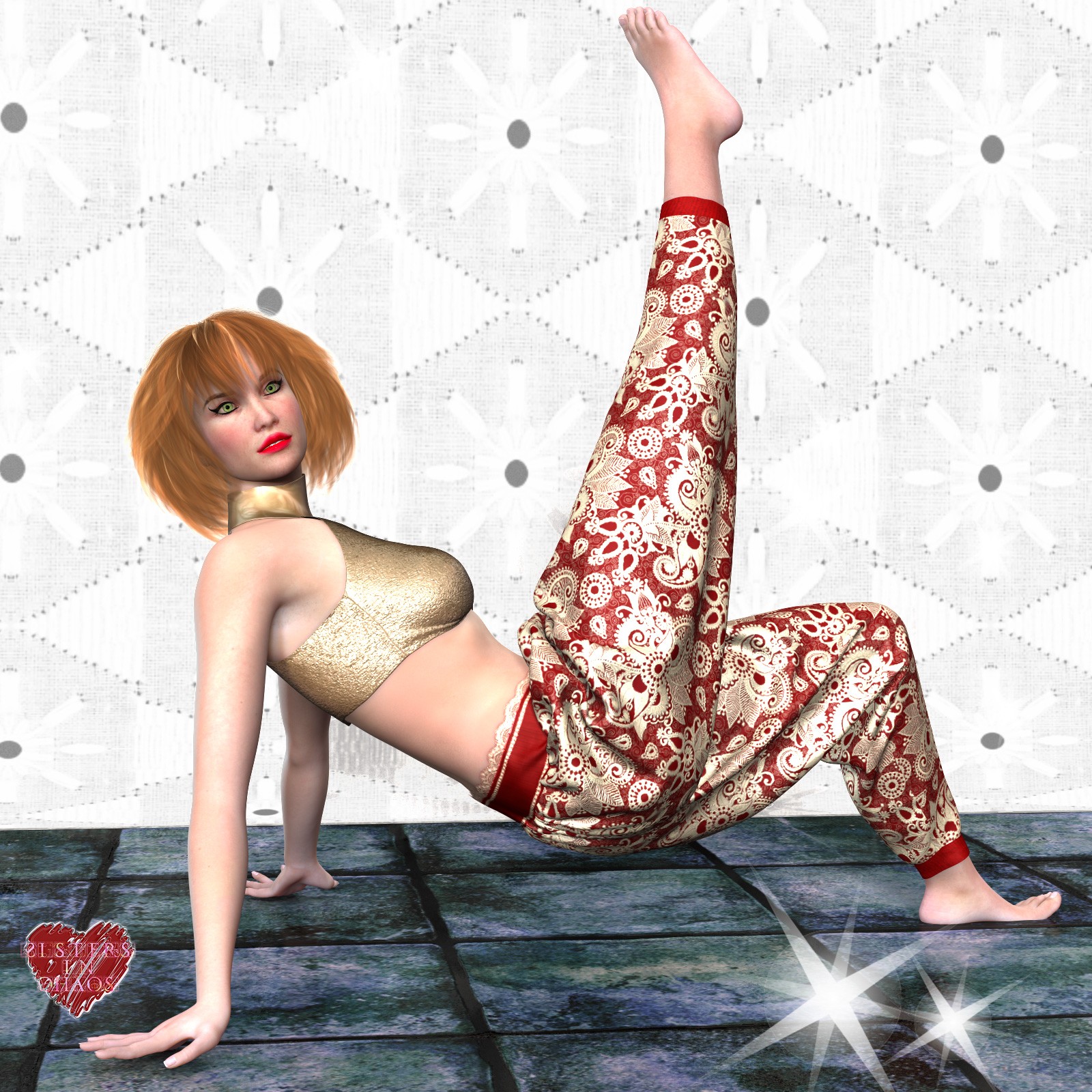 SIC Jeanne Harem Pants for La Femme 2 by N/A