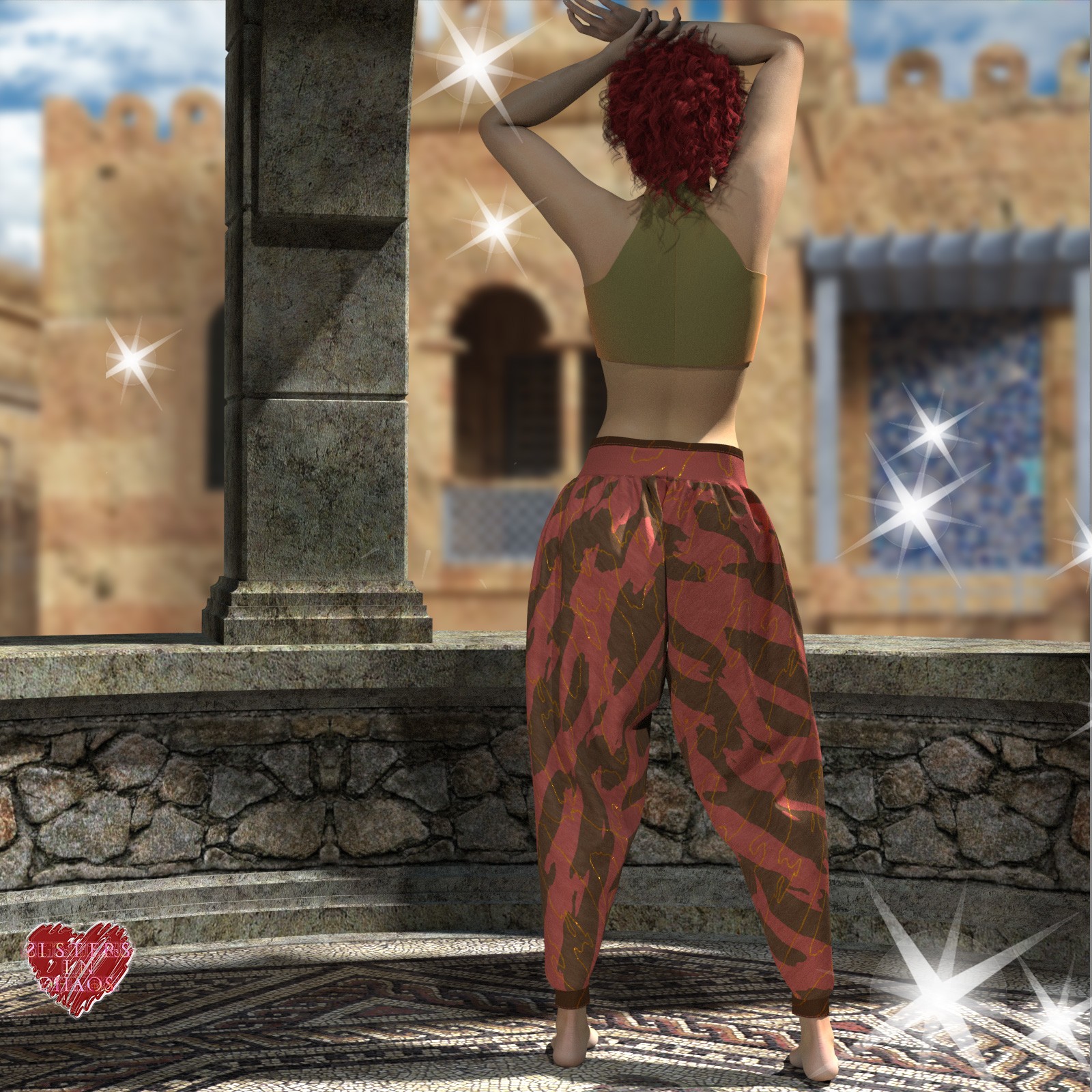SIC Jeanne Harem Pants for La Femme 2 by N/A
