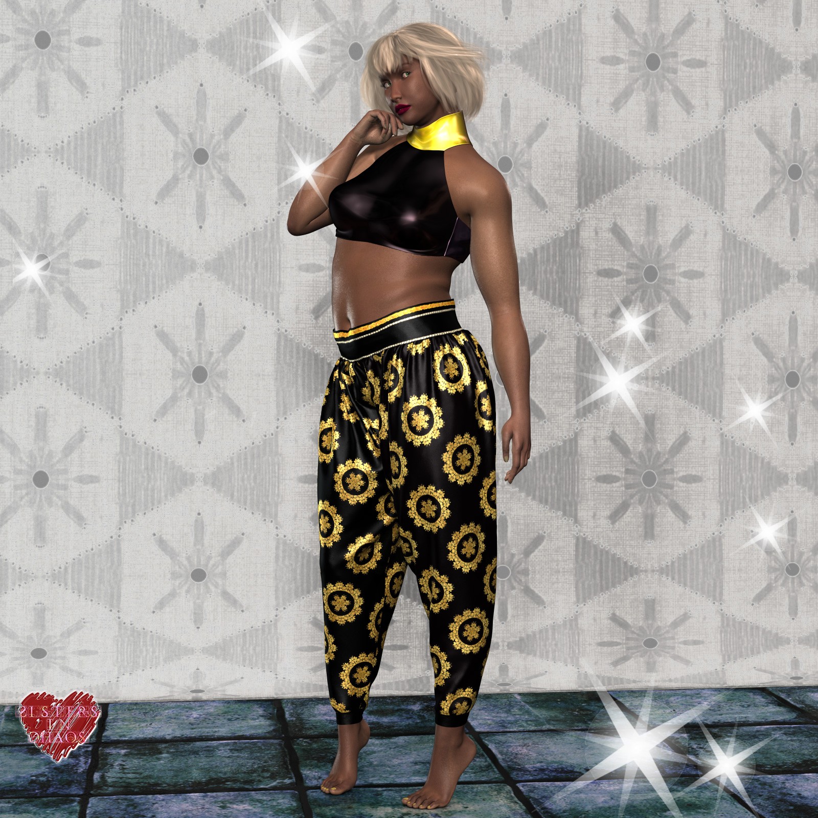SIC Jeanne Harem Pants for La Femme 2 by N/A