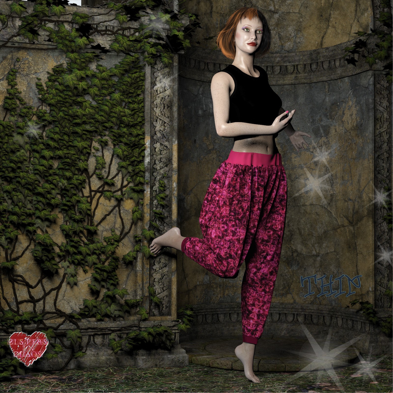 SIC Jeanne Harem Pants for La Femme 2 by N/A