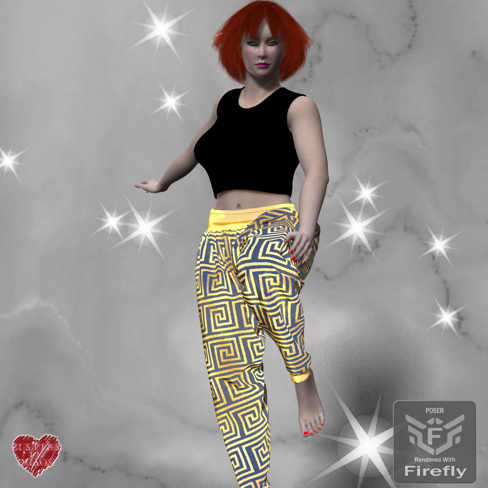 SIC Jeanne Harem Pants for La Femme 2 by N/A