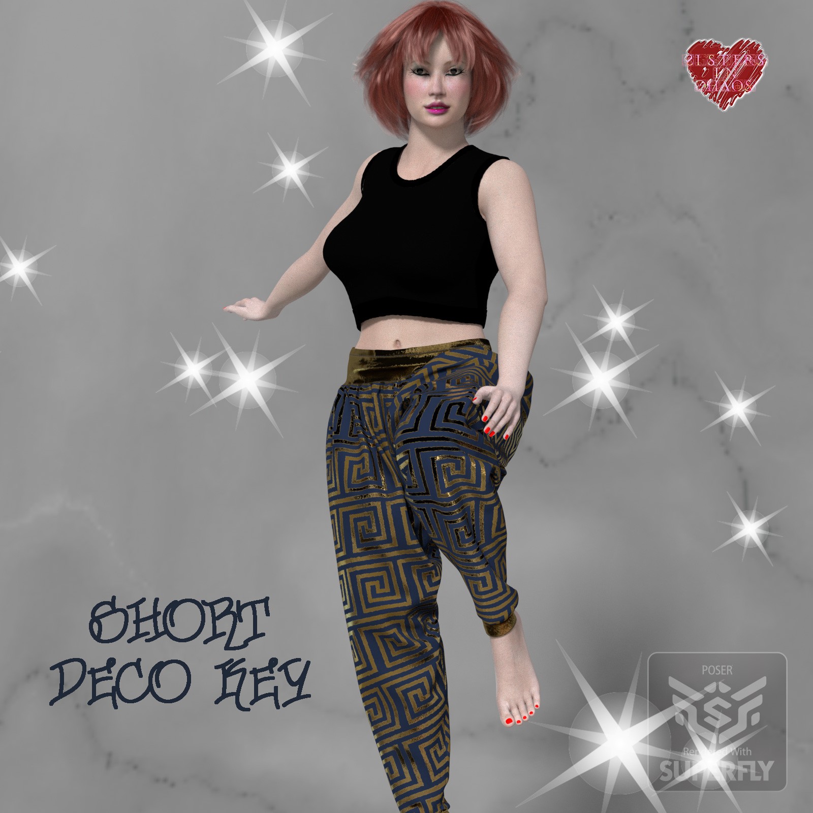 SIC Jeanne Harem Pants for La Femme 2 by N/A