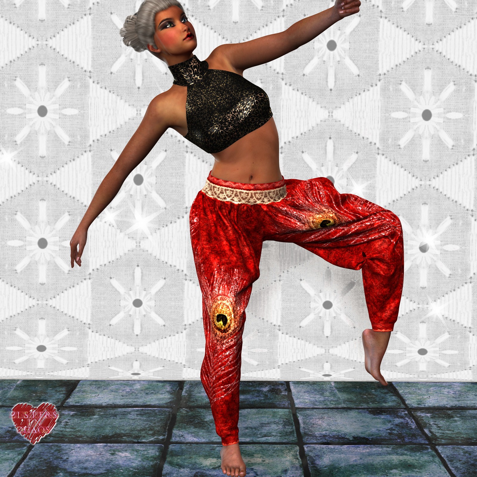 SIC Jeanne Harem Pants for La Femme 2 by N/A