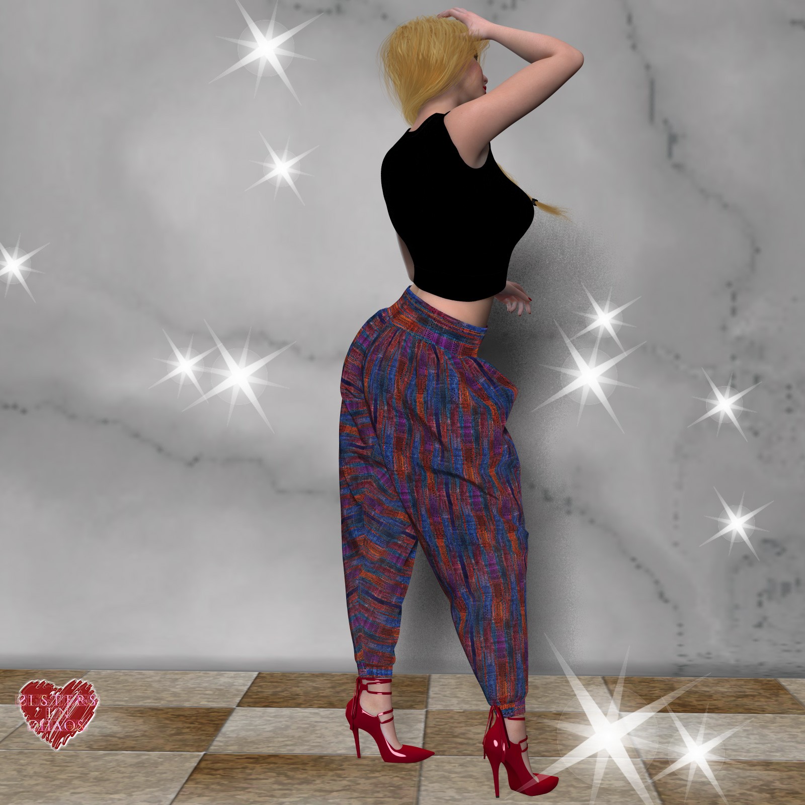 SIC Jeanne Harem Pants for La Femme 2 by N/A