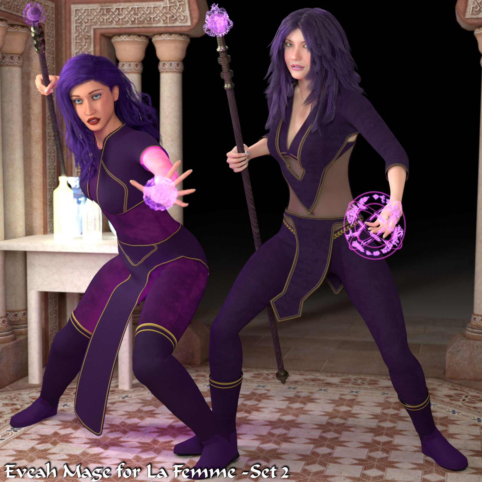 Ice Arcane Eveah Mage for LaFemme by N/A