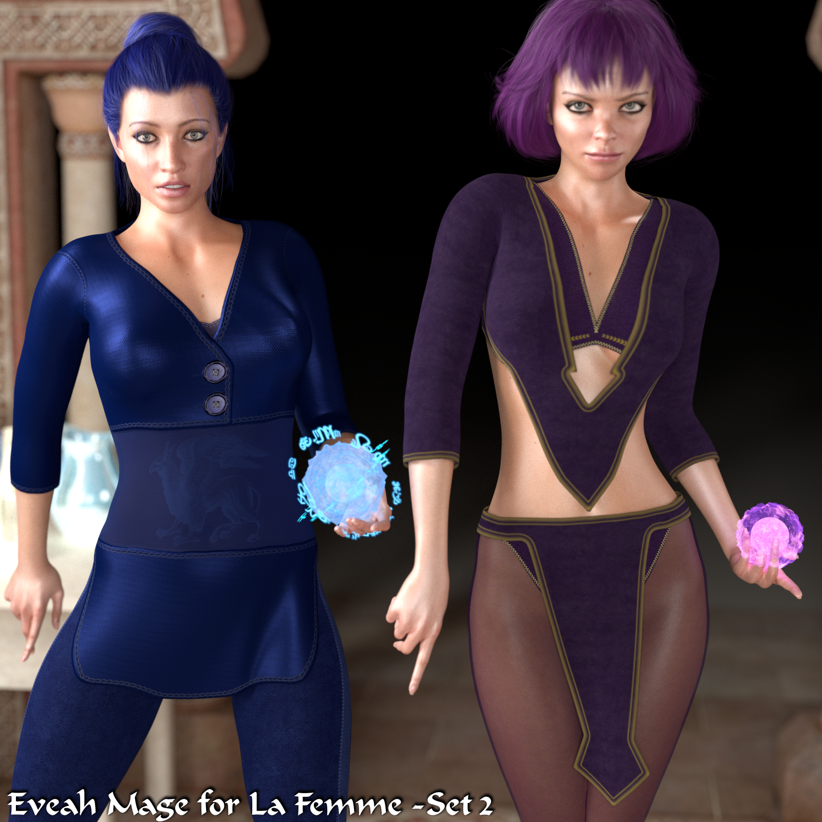 Ice Arcane Eveah Mage for LaFemme by N/A