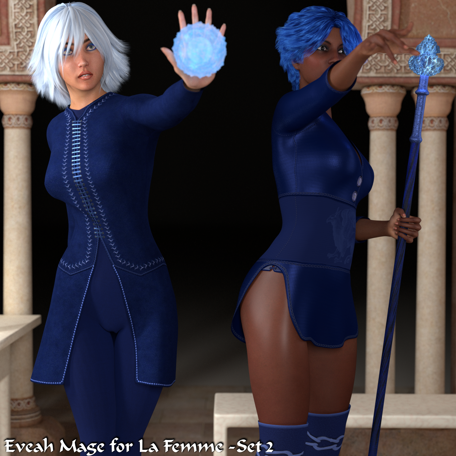 Ice Arcane Eveah Mage for LaFemme by N/A