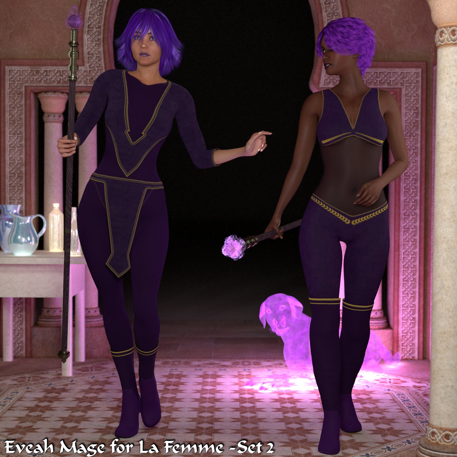 Ice Arcane Eveah Mage for LaFemme by N/A
